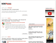 Tablet Screenshot of newsnupdates.com